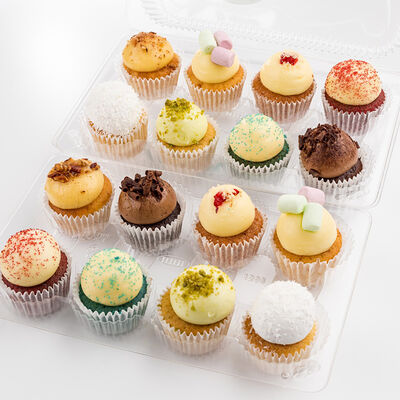 Сет из 16 мини капкейков в Udcкафе Upside Down Cake по цене 1600 ₽