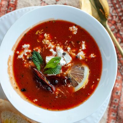 Томатный суп в Мерхаба по цене 440 ₽