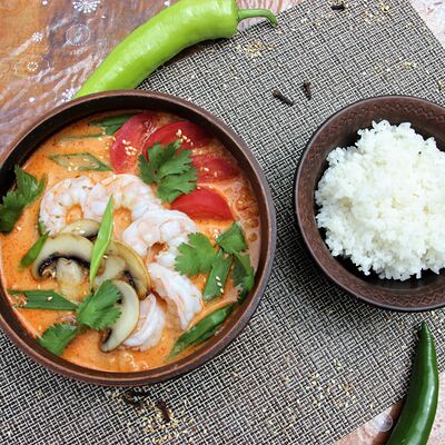 Том ям с креветкамив АрисА - лавка азиатской еды по цене 540 ₽