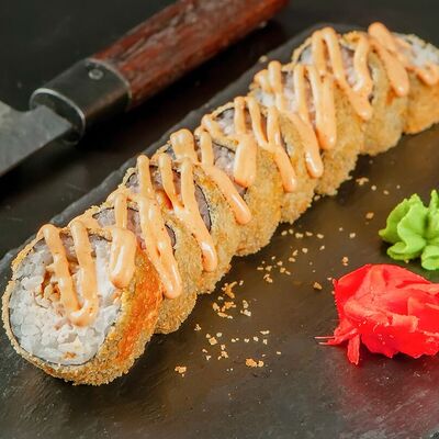 Ролл Gq Острый краб в темпуре Premium в Рыбин Гуд Sushi Premium по цене 841 ₽