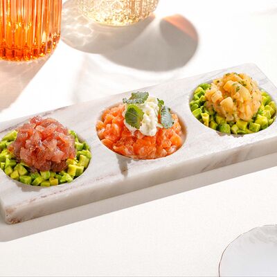 Трио тартаров в Cristal по цене 2400 ₽