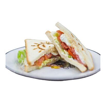 Сэндвич с семгой в Fit cafe по цене 497 ₽