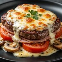 Мясо по-крестьянскив Бизон