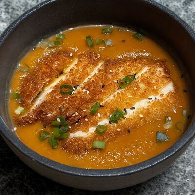 Суп с тыквой в Holy Hotdoggers по цене 540 ₽