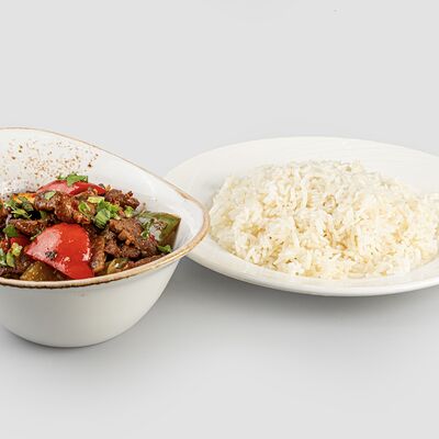 Айрим сай с говядиной и рисом M в УЗБЕЧКА N1 по цене 3586 ₸