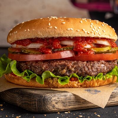 ГамБургер в GizBiz Burger Halal по цене 499 ₽