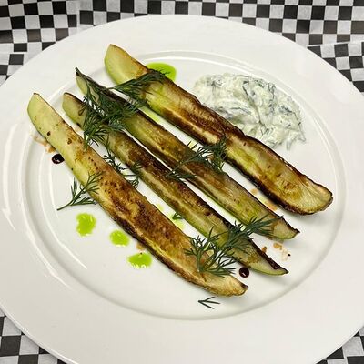 Кабачки гриль в Gourmet kitchen по цене 460 ₽
