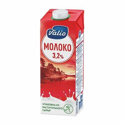Молоко ультрапастеризованное Valio Uht 3,2% бзмж в Азбука Вкуса Экспресс Меню по цене 135 ₽
