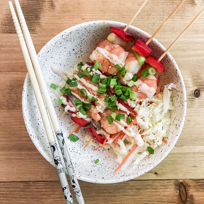 Якитори из креветок в Akiba Izakaya по цене 420 ₽