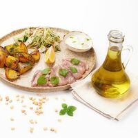 Запечённый картофель с малосольным омулем в 3952