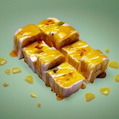 Сладкий ролл Карамель-бананв Про 100 суши по цене 750 ₽