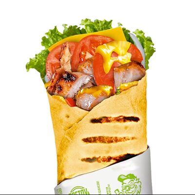 Шаурма Сырная с курицей (большая) в Ростовский Гриль по цене 340 ₽