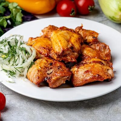 Шашлык из куриного бедра в Шашлычная 1 по цене 490 ₽
