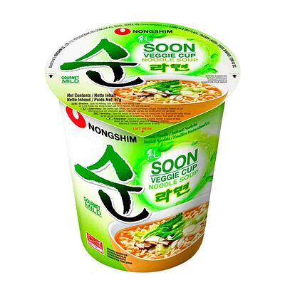 Лапша быстрого приготовления Soon Veggie Nongshim в Kimbox по цене 295 ₽