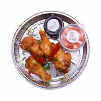 Шашлычок куриный фри с корейской морковью и соусом в Трошев Вкус