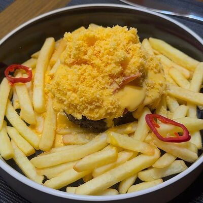 Бифштекс с фри в Малевичи по цене 940 ₽