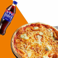 Пицца Четыре сыра 32 см и Evervess-кола в Перчини