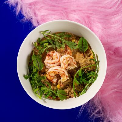 Киноа с лангустинами и пеперони в соусе биск в Yeti по цене 690 ₽