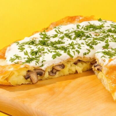 Чебурек Пирог Деревенский парень в Чебурекми по цене 550 ₽