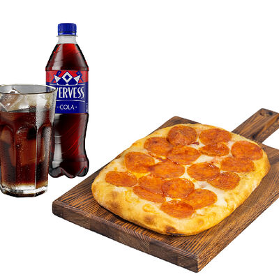 Пицца S и Эвервес кола в ФИЕСТА ПИЦЦА по цене 515 ₽