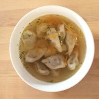 Пельмени с бульоном в Фартук