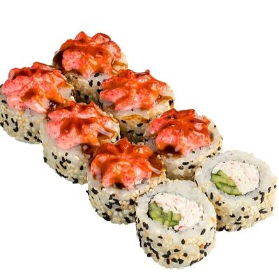 Запеченный Микс в Maxi Rolls по цене 470 ₽