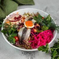 Кавардакъ, французами именуемый винегретъ в Трактиръ Пожарскаго