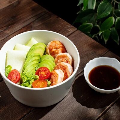 Боул с креветкамив Грин по цене 590 ₽
