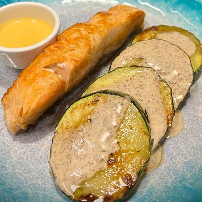 Лосось с цукини в Nook Coffee по цене 1450 ₽