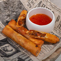 Спринг-роллы с креветкой в Мансарда