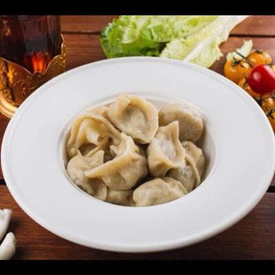 Вареники с картофелем и грибами отварные в Чебуречная №1 по цене 260 ₽