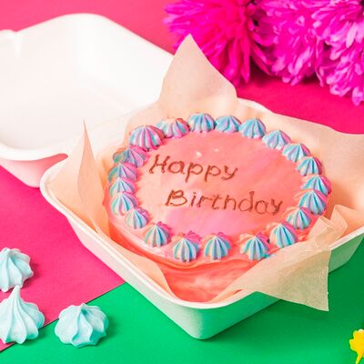 Бенто торт Малина пломбир в Мушмула по цене 499