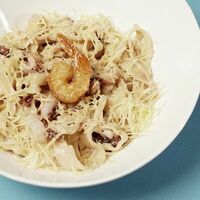 Паста с морепродуктами в Пиццбургер