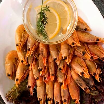 Креветки отварные в Грейс HALL по цене 750 ₽