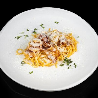 Карбонара с беконом в Grill Park FIBONA4I по цене 780 ₽