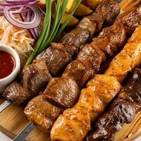 Шашлык из свинины в Два барашка