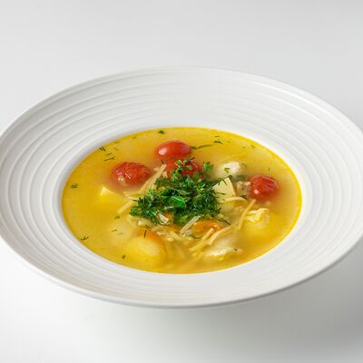 Суп Куриная лапша в Кафе МилАриЯ по цене 520 ₽