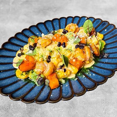 Ньокки с креветками и тыквой в MaMa Mia по цене 573 ₽