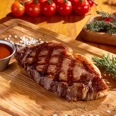 Стейк Нью-Йорк в BBQ Beer Restaurant по цене 2625 ₽