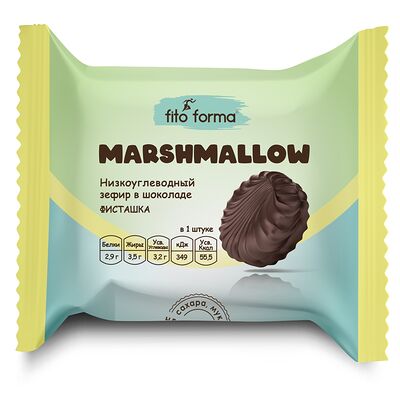 Низкоуглеводный зефир в шоколаде Фисташкав Ничего лишнего по цене 150 ₽
