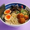 Сливочный рамен с древесными грибами и куриными митболамив Bao Mochi по цене 650