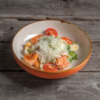 Цезарь с креветками в Кацо по цене 600 ₽