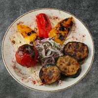 Овощи на мангале в Хачапури