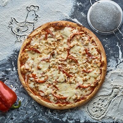 Пицца Биг чикен в Да! Ёж! Пицца! по цене 1025 ₽