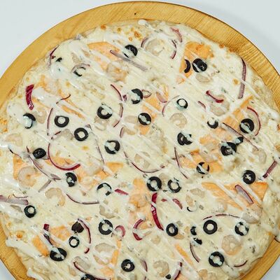 Пицца Дары моря в Bananapizza по цене 595 ₽