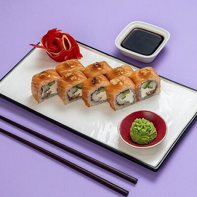 Карамельная Филадельфия в ROLLS KING SUSHI KINGDOM по цене 1146 ₽