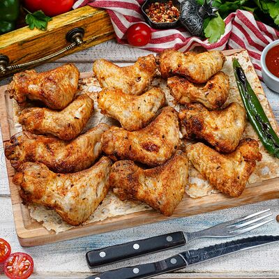 Набор шашлыков из куриных крылышек в Ананури по цене 2850 ₽