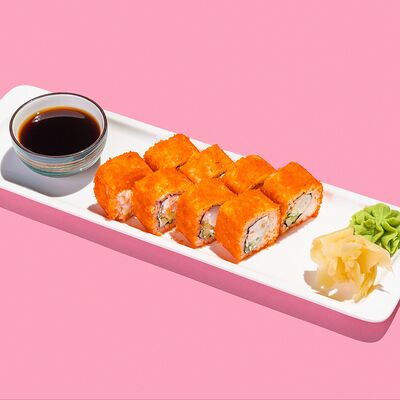 Калифорния с креветкой в Kiss по цене 380