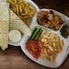 Шаурма в тарелке со свининой в Shawarma Fusion A&A по цене 490