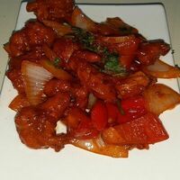 Чили Чикен Chilly Chicken в Little India OM-NIRVANA